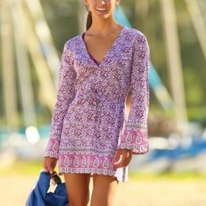 Athleta Laguna coverup Raspberry Surat Size M